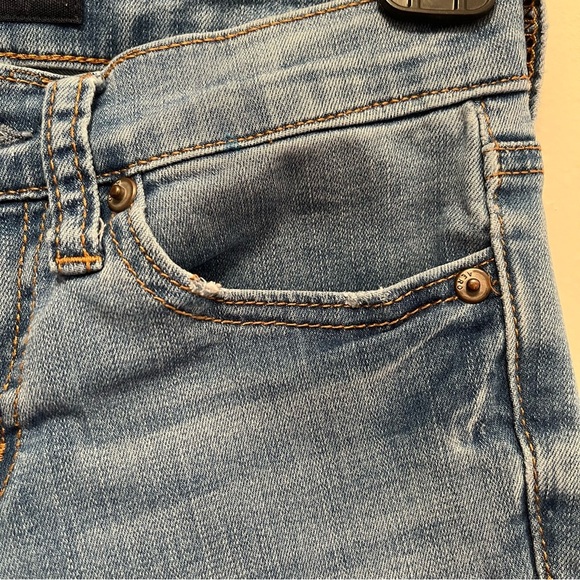 Aeropostale Skinny Jegging Low Rise Jeans Light Blue Junior Size 00 - Picture 5 of 10